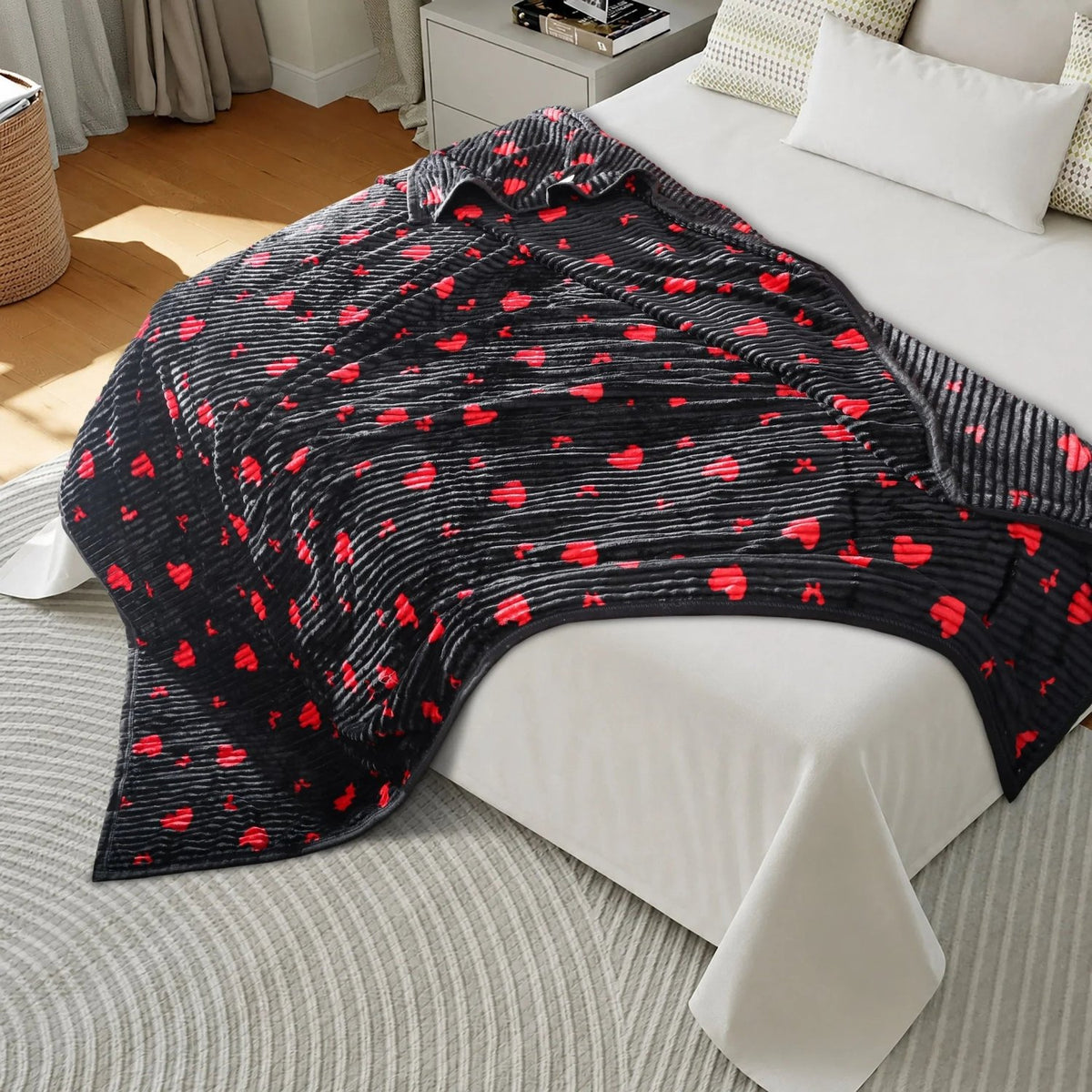 Blueberry Flannel Summer Light Blanket King size BF-201