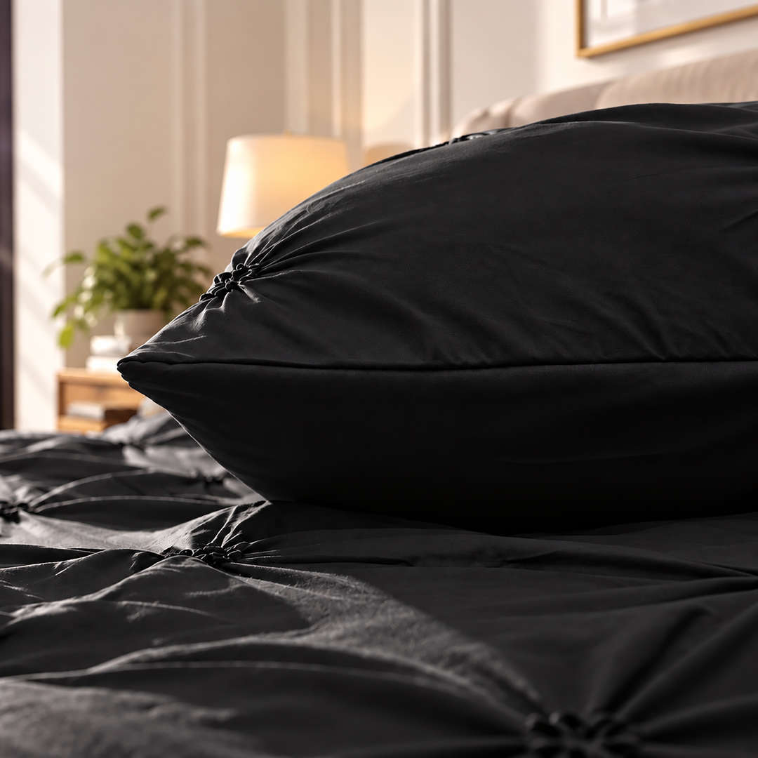5 Pcs Pintuck Comforter set