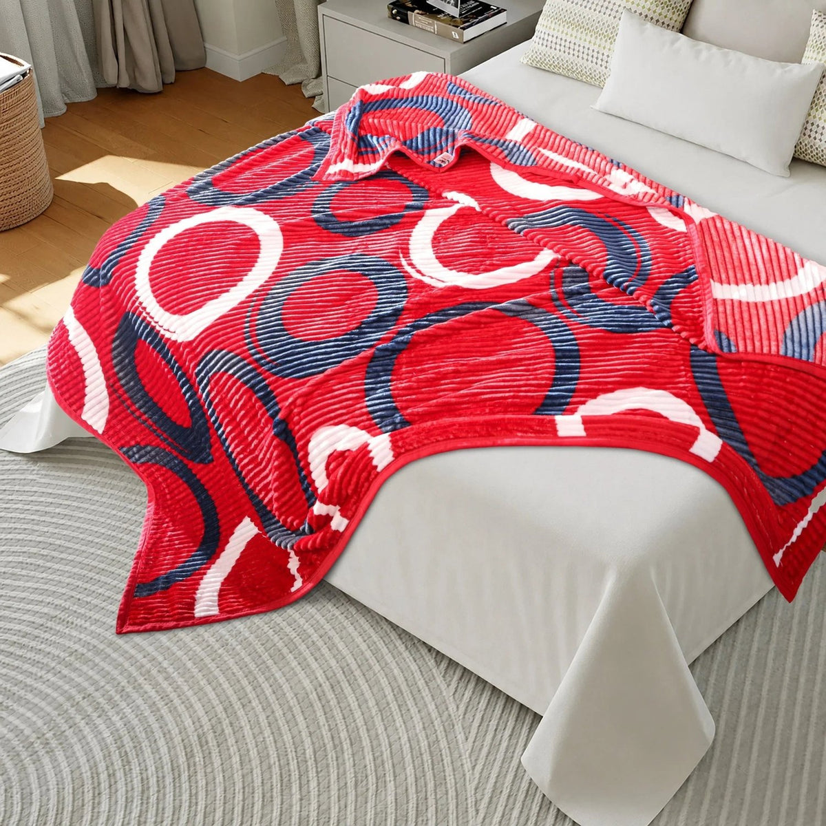 Blueberry Flannel Summer Light Blanket King size BF-212