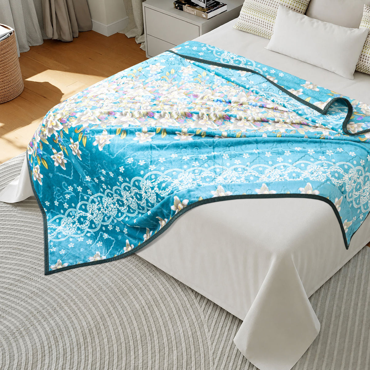 ROCKET FLANNEL Embossed Summer Blanket RF-181