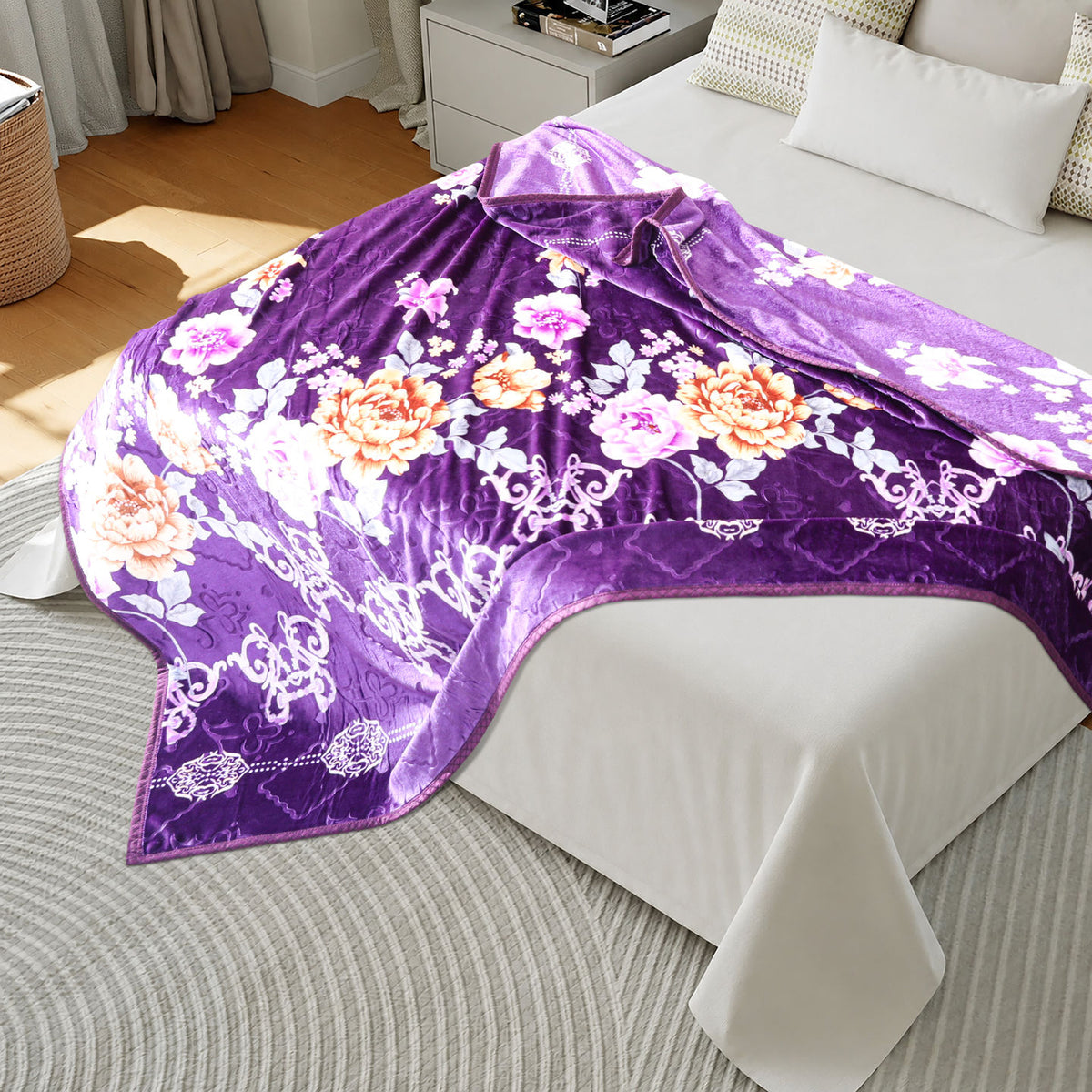 ROCKET FLANNEL Embossed Summer Blanket RF-182