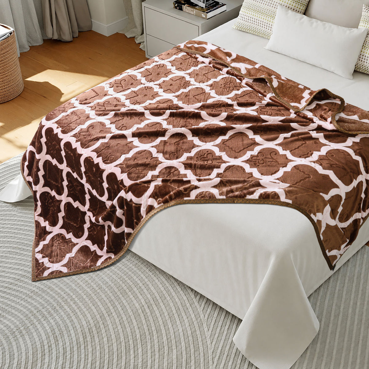 ROCKET FLANNEL Embossed Summer Blanket RF-184
