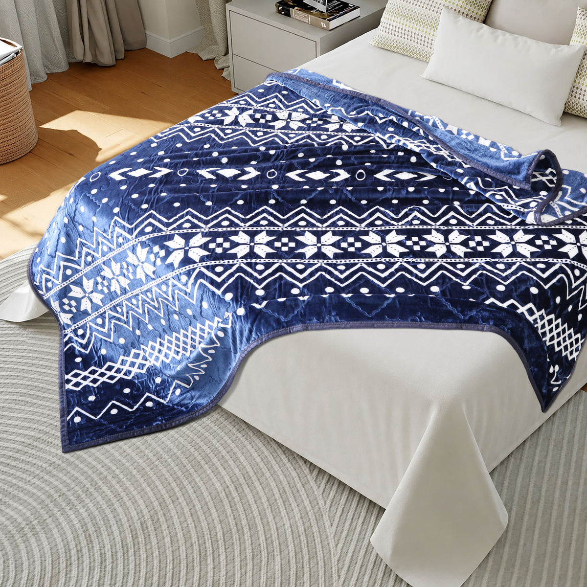 ROCKET FLANNEL Embossed Summer Blanket RF-185