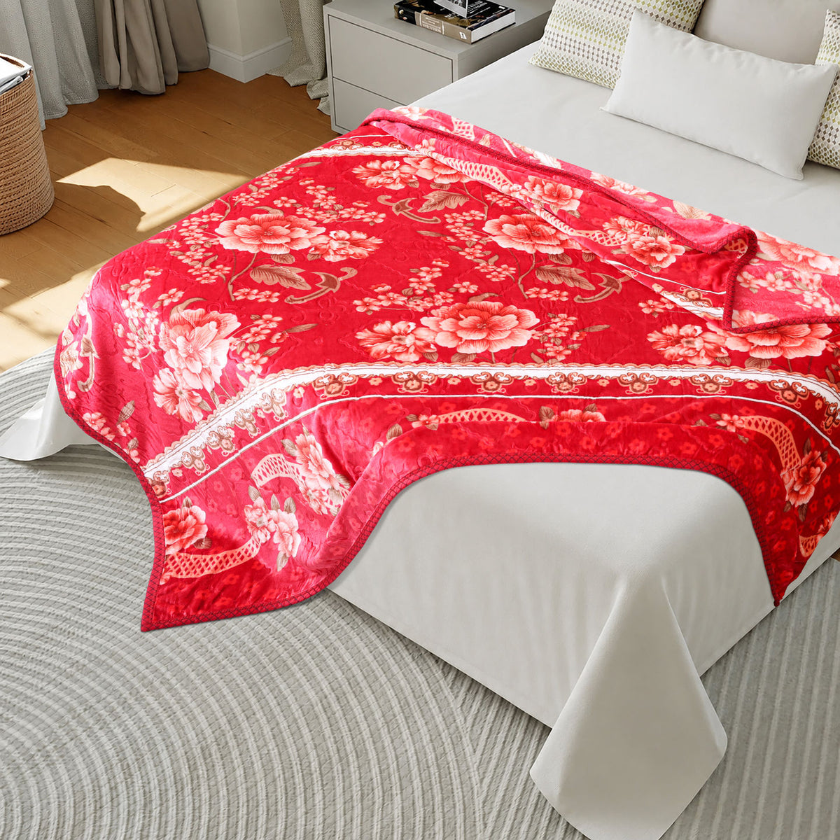ROCKET FLANNEL Embossed Summer Blanket RF-187
