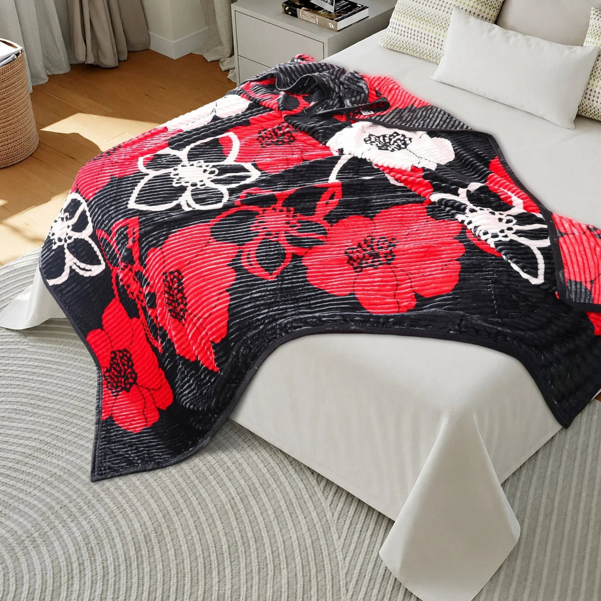 Blueberry Flannel Summer Light Blanket King size BF-211
