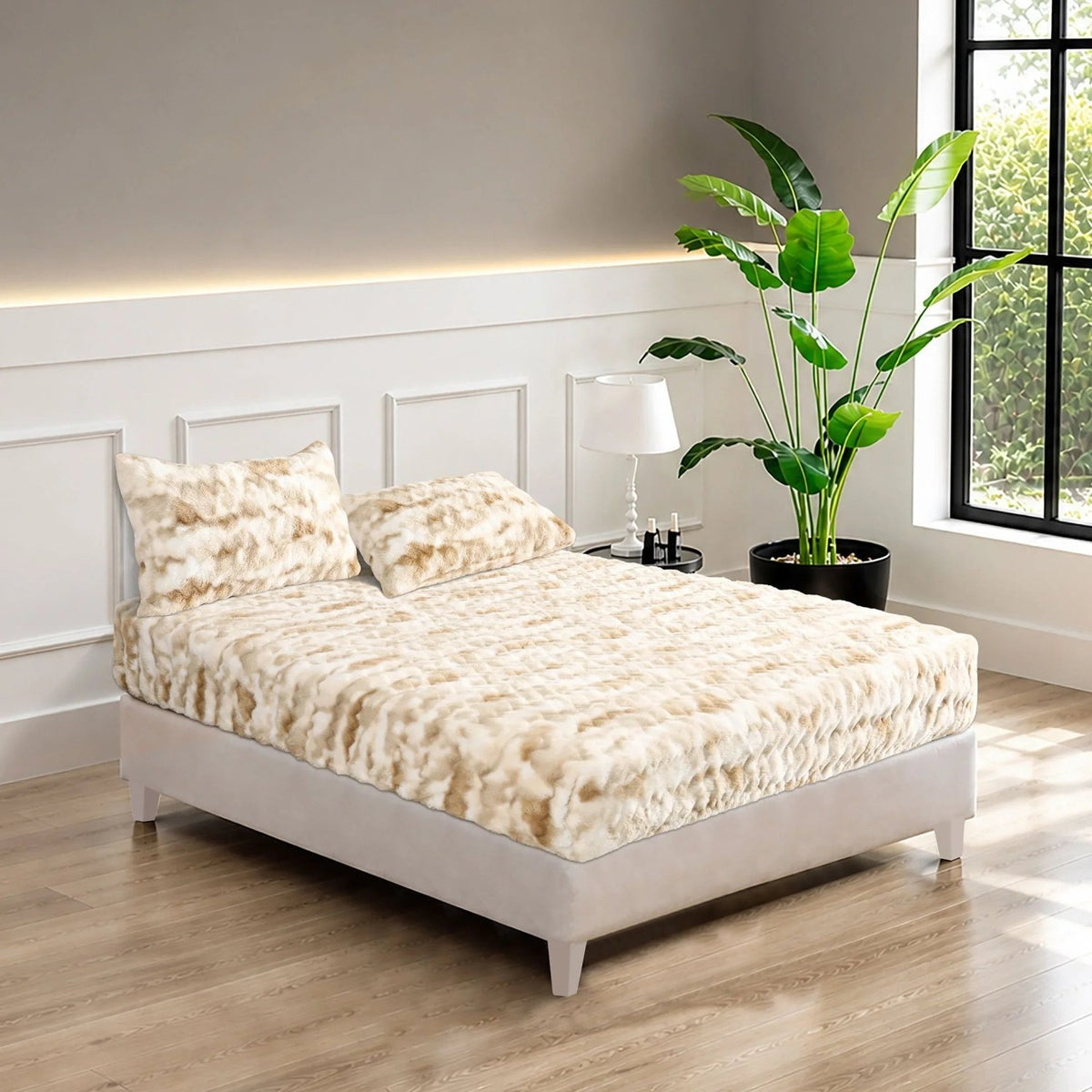 Soft Skin 3 Pcs Fitted Sheet Set Vanilla Cream