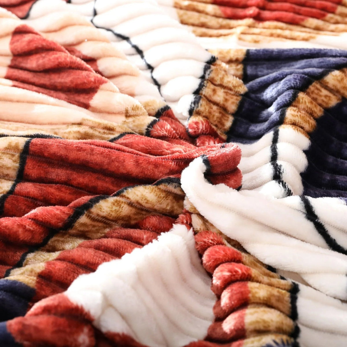 Blueberry Flannel Summer Light Blanket King size BF-204