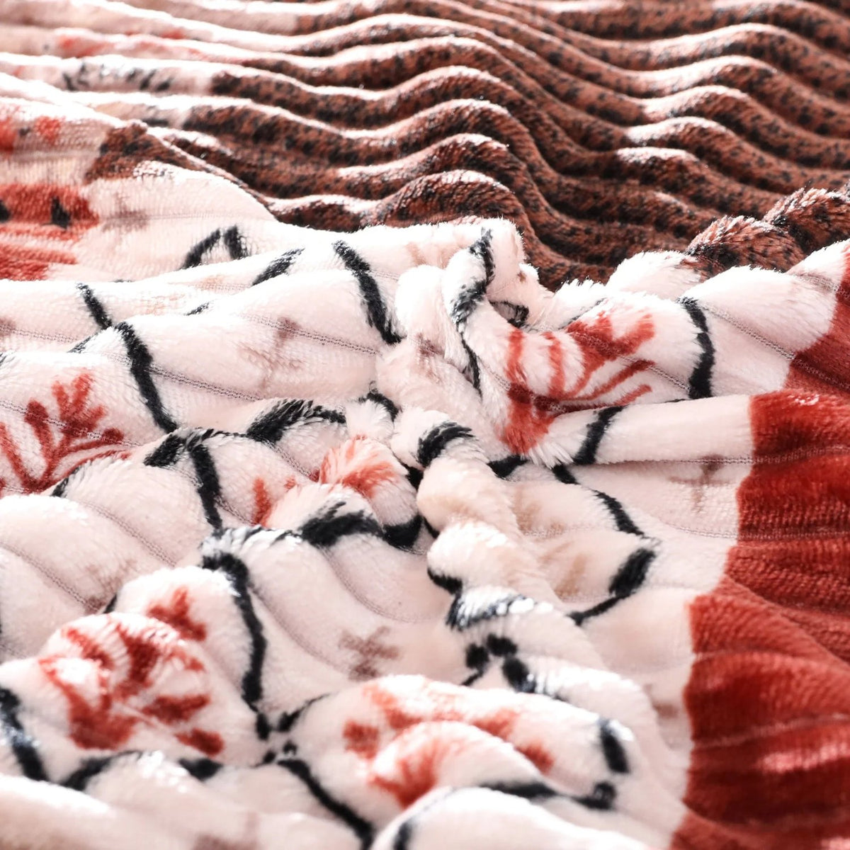 Blueberry Flannel Summer Light Blanket King size BF-203