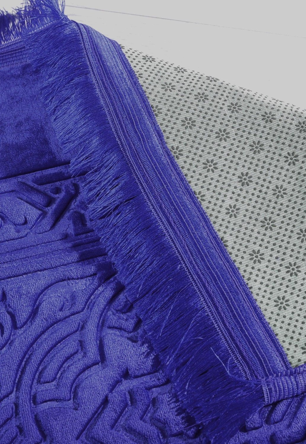 Qiblatain Prayer Mat Blue