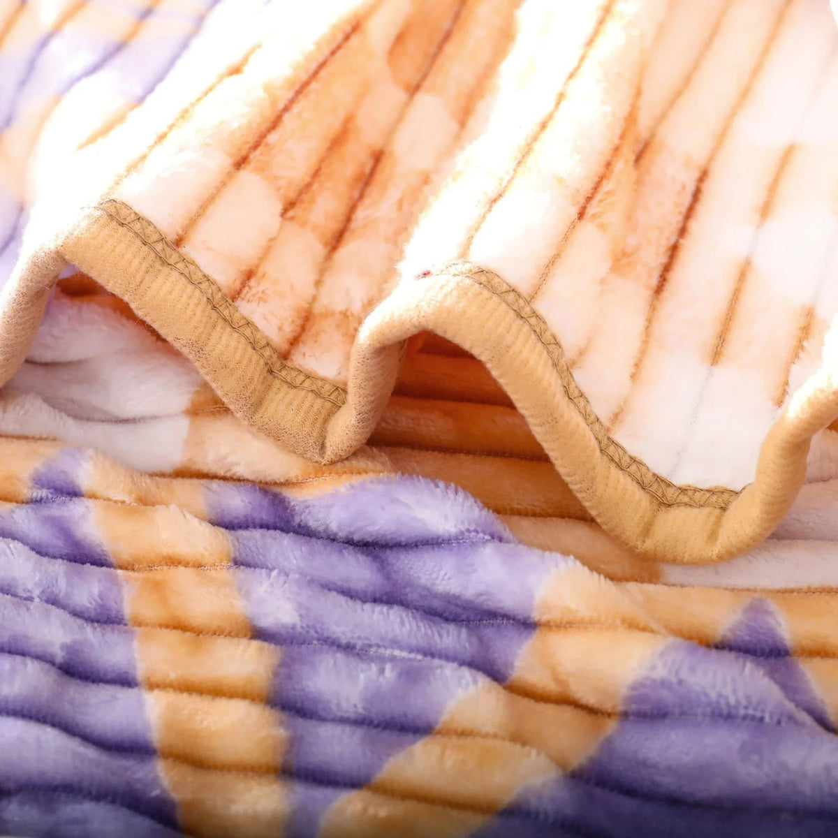 Blueberry Flannel Summer Light Blanket King size BF-202