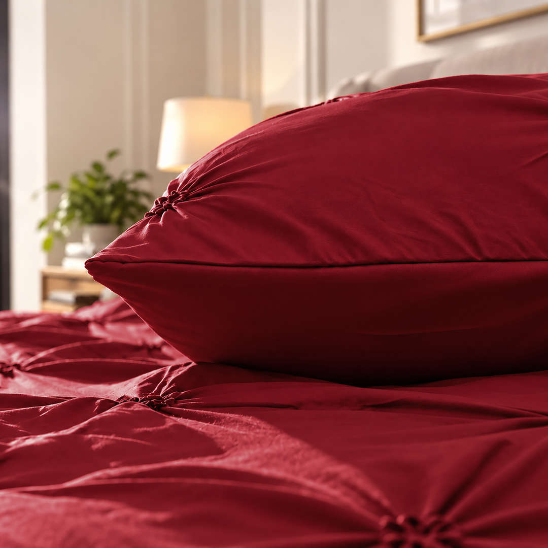 5 Pcs Pintuck Comforter set