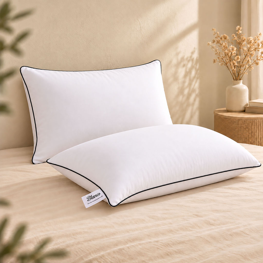 Pack of 2 Blanco Pillows (Pillow Filling)