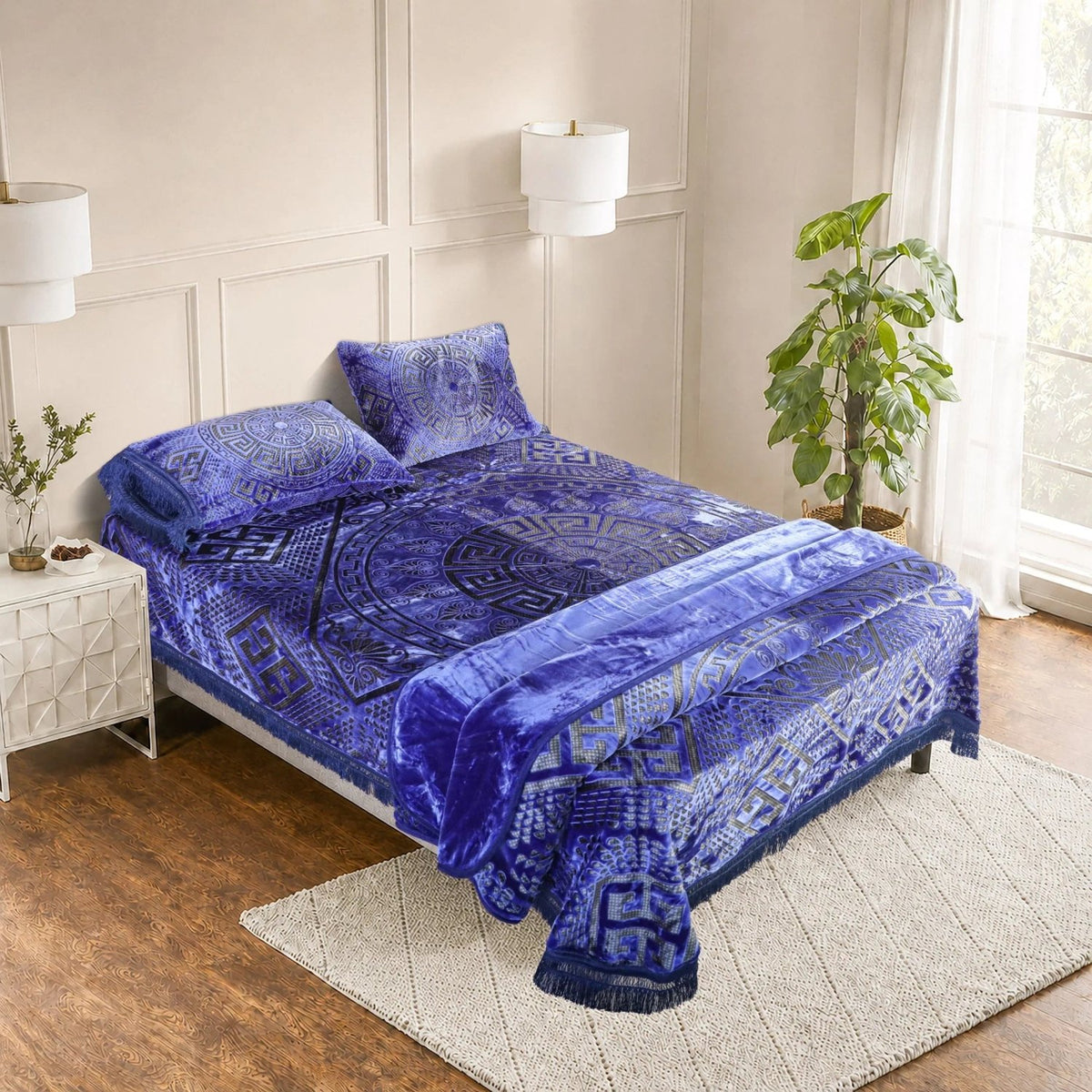Princessa 4-Pcs Embossed Bedding Set