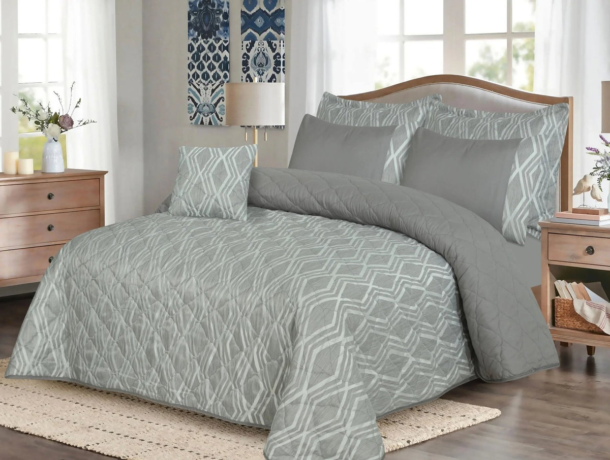 Spring 7 Pcs Quilted Bedspread Set SP-510