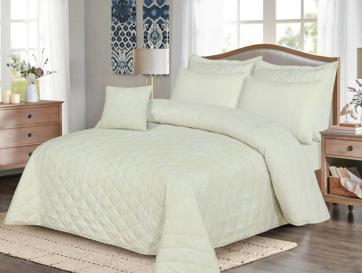 Spring 7 Pcs Quilted Bedspread Set SP-511