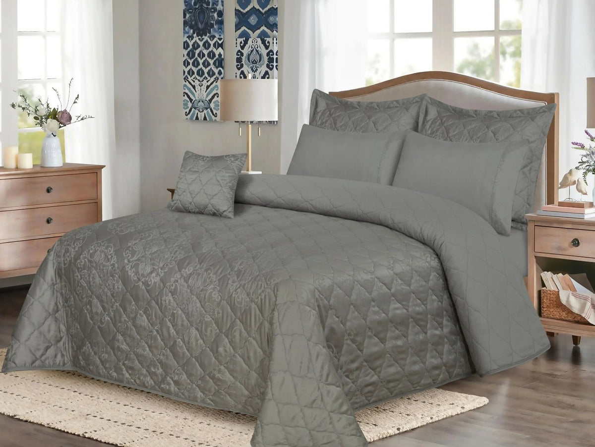 Spring 7 Pcs Quilted Bedspread Set SP-501