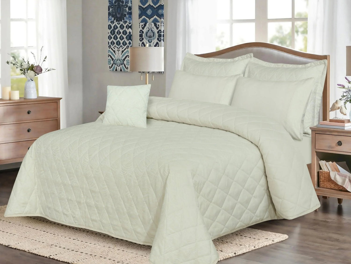 Spring 7 Pcs Quilted Bedspread Set SP-504