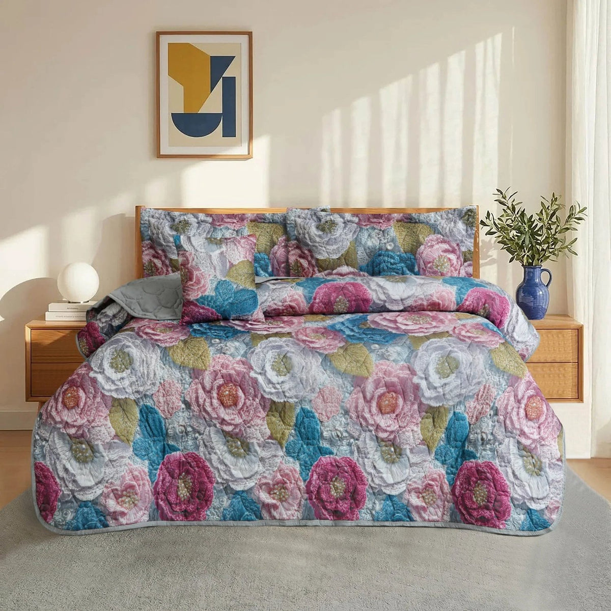Mellow - Peony Garden 5 PCS Bedspread