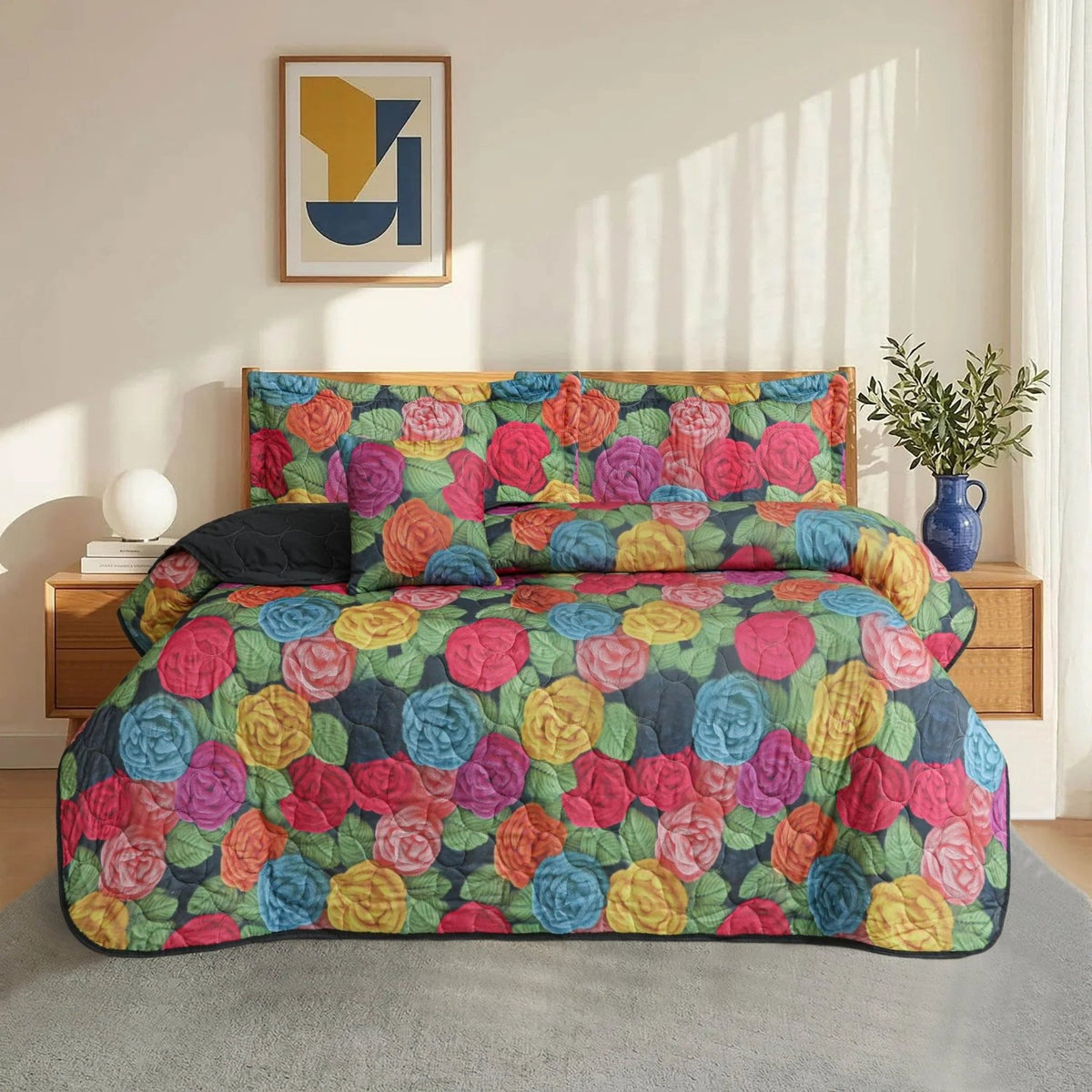 Mellow - Rose Festival 5 PCS Bedspread