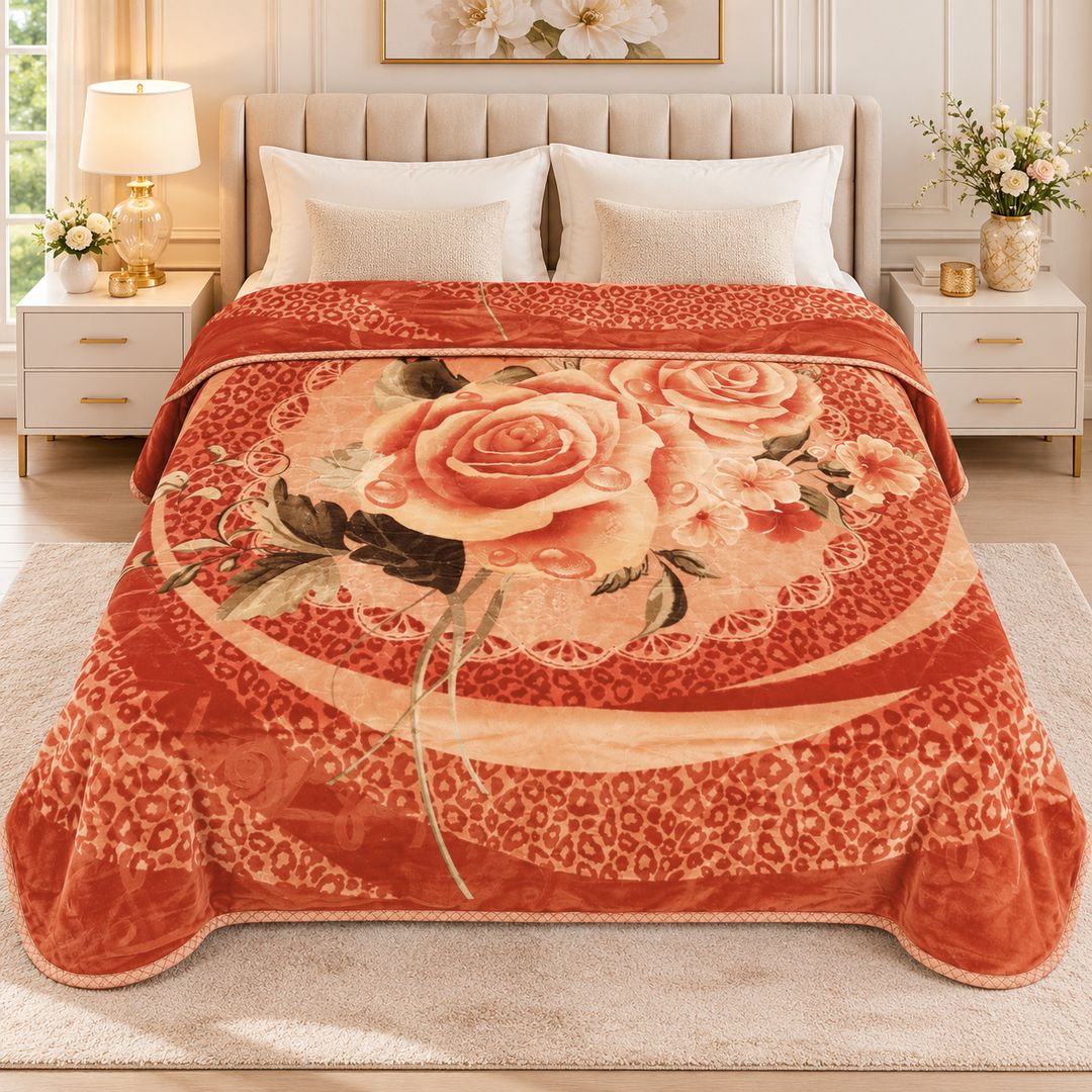 Zilver 2 Ply Cloudy Embossed Blanket 220 x 240 CM