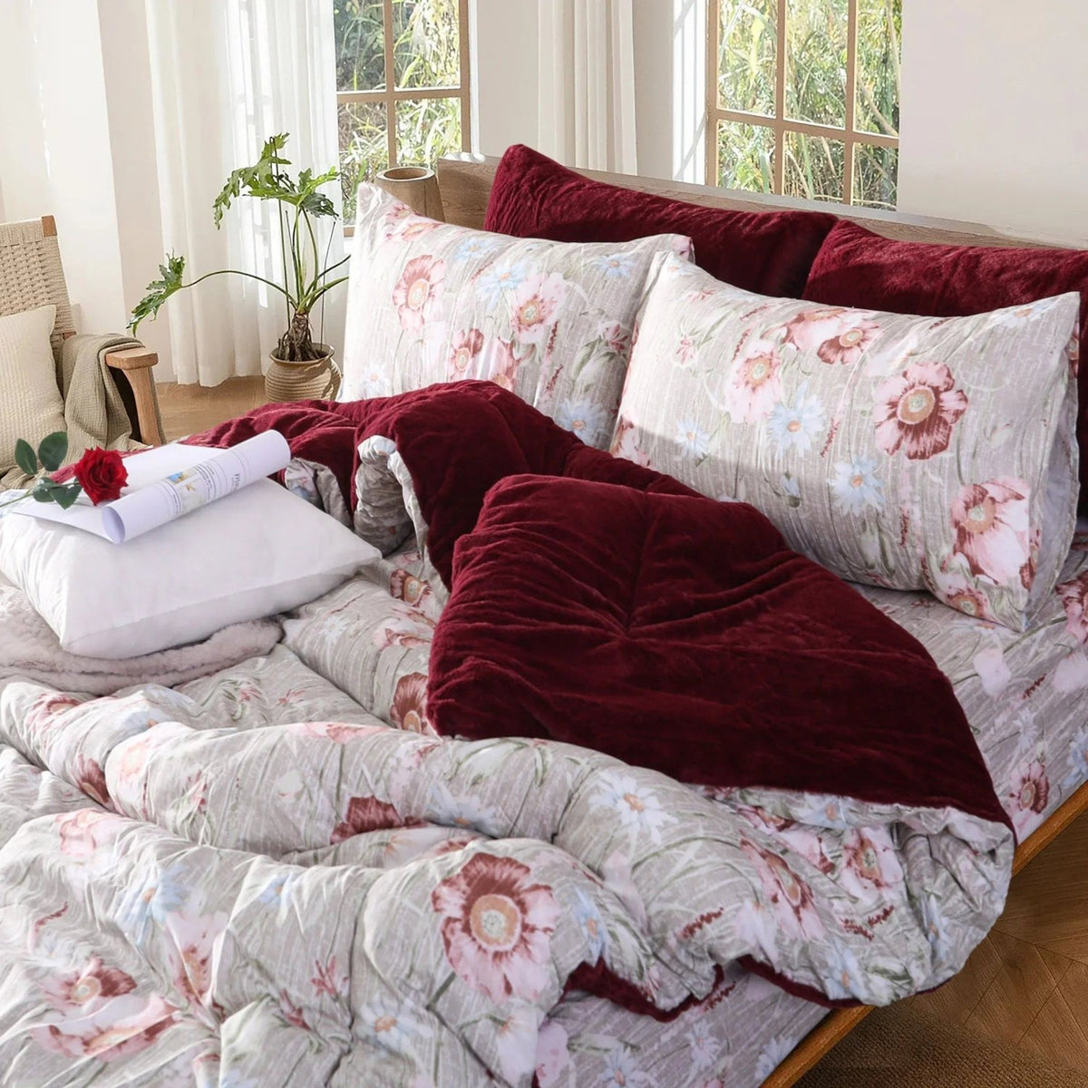 Unique 6 Pcs Comforter Set UQ-603