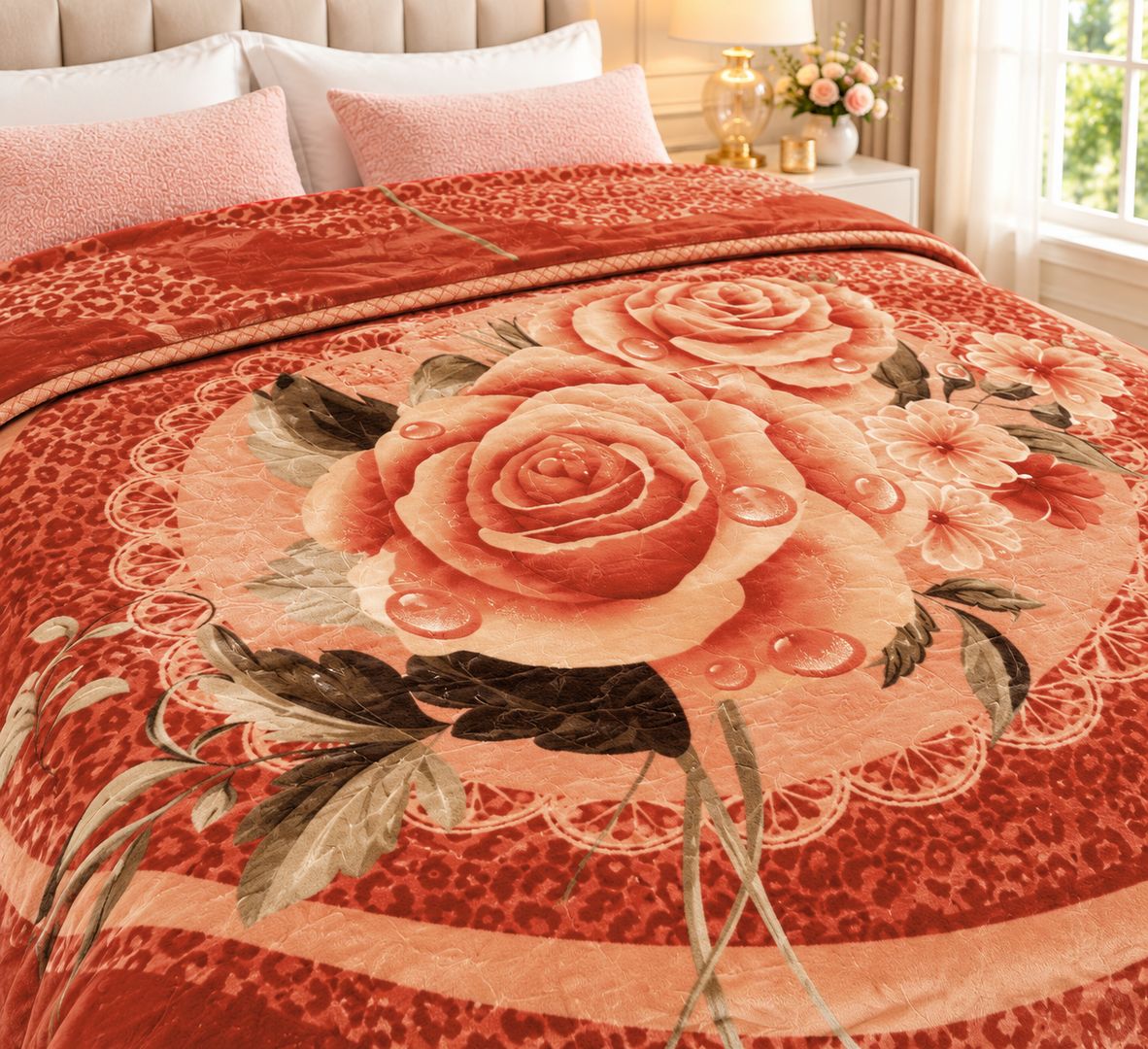 Zilver 2 Ply Cloudy Embossed Blanket 220 x 240 CM