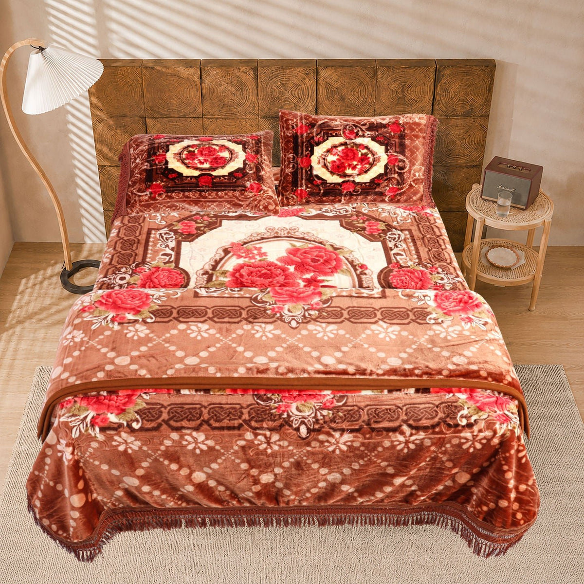 Majestic 4 PCS Embossed Bedding Set