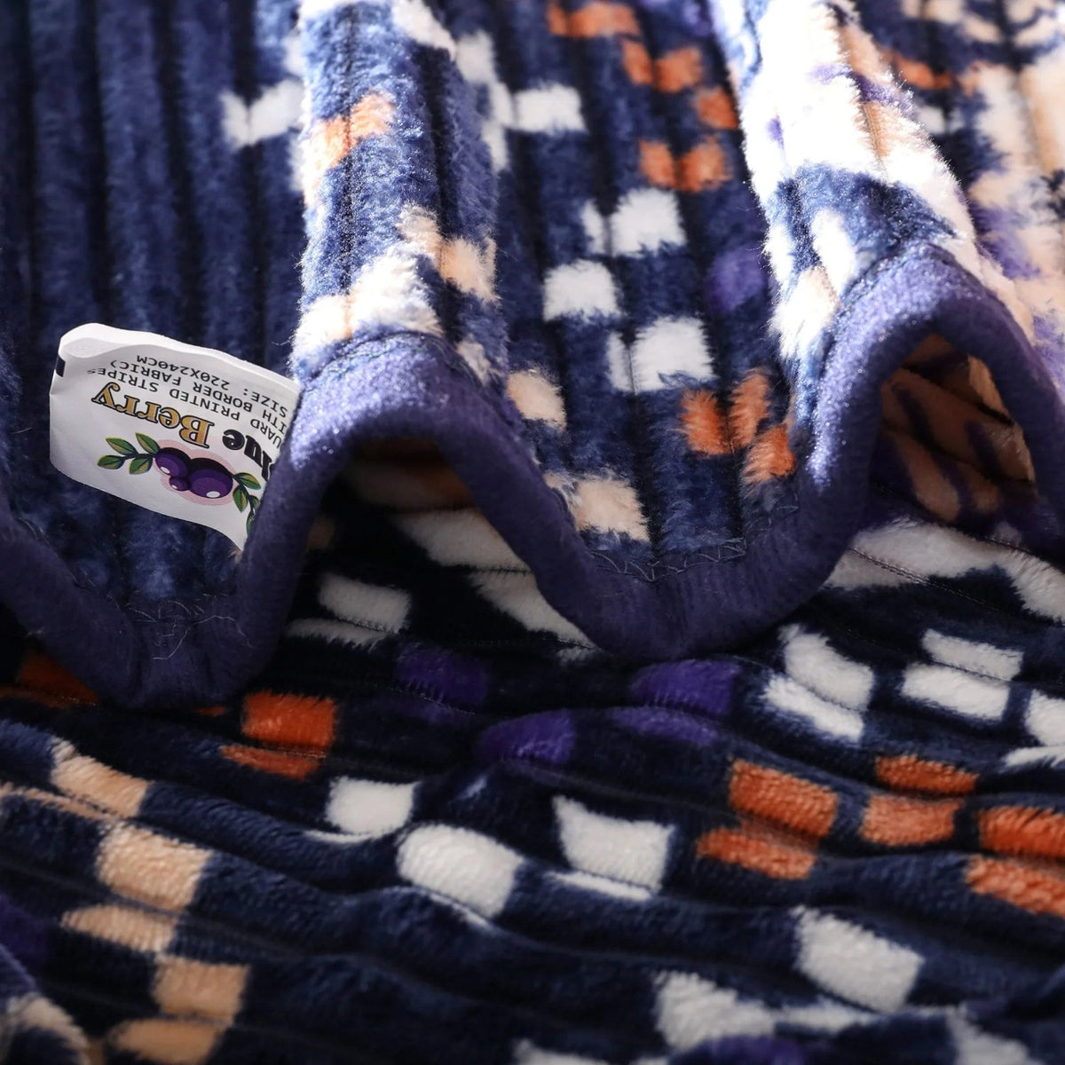 Blueberry Flannel Summer Light Blanket King size BF-208