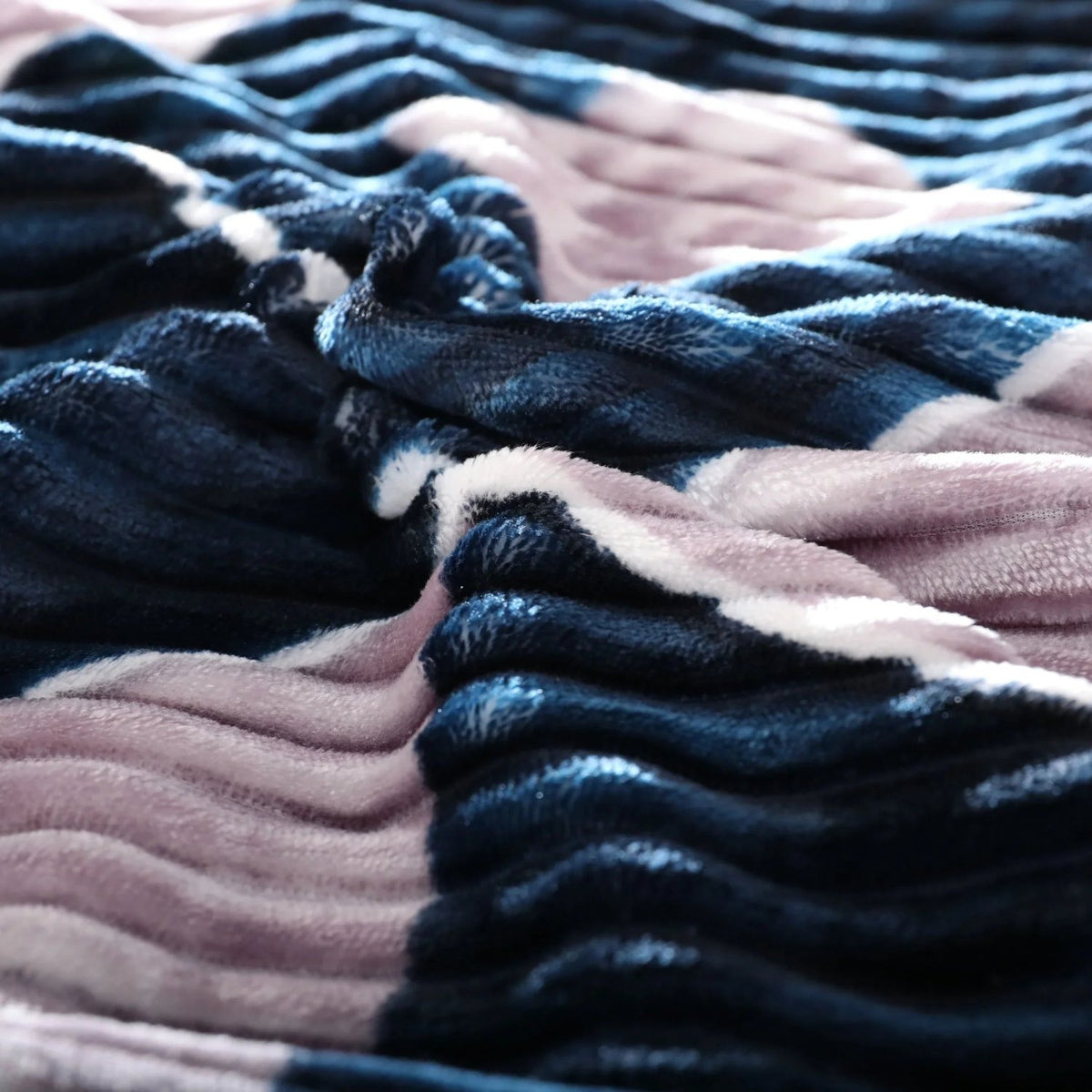 Blueberry Flannel Summer Light Blanket King size BF-209