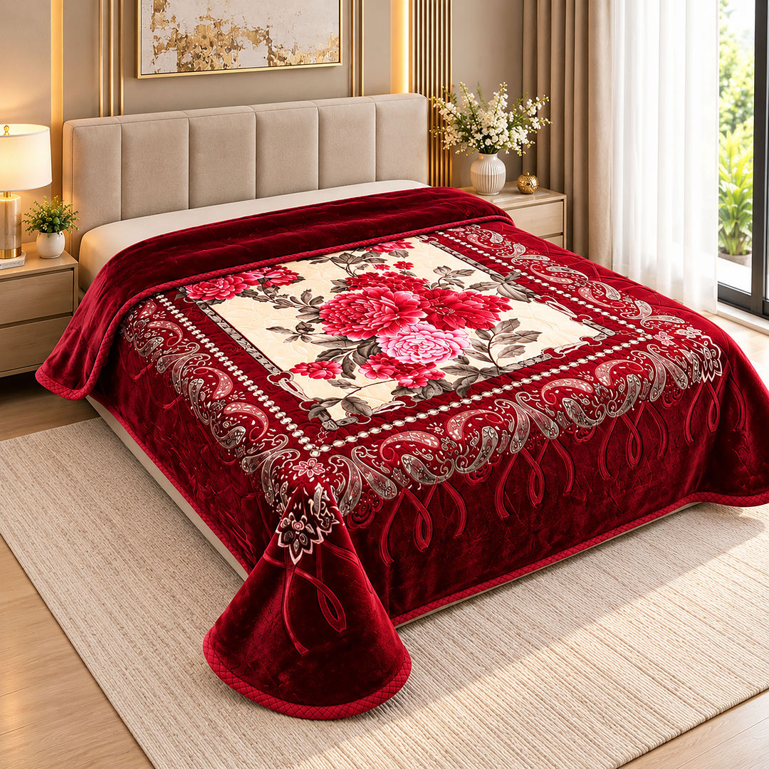 Nova embossed 2Ply cloudly blanket 200x240 CM