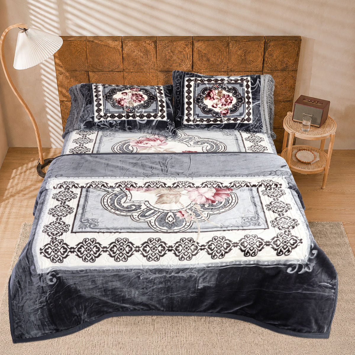 Majestic 4 PCS Embossed Bedding Set