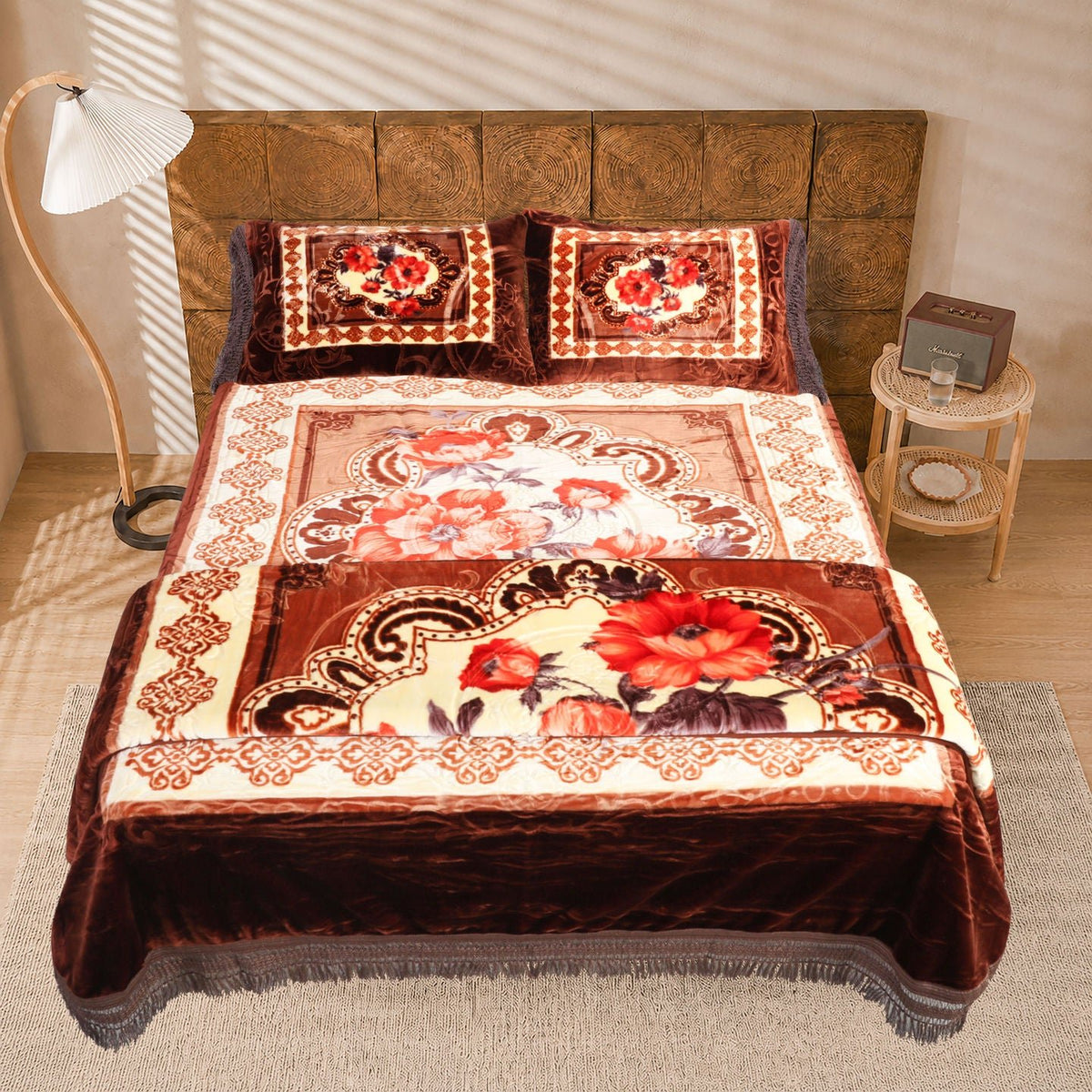 Majestic 4 PCS Embossed Bedding Set