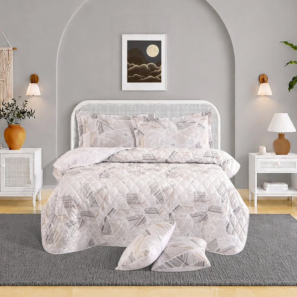 Tonight 6 Pcs Bedspread Set Abstract