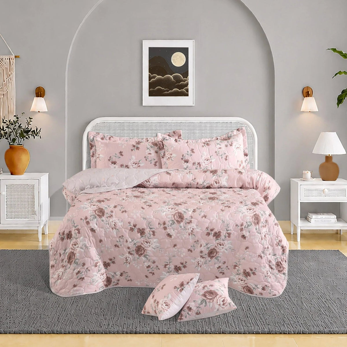 Tonight 6 Pcs Bedspread Set Roselle