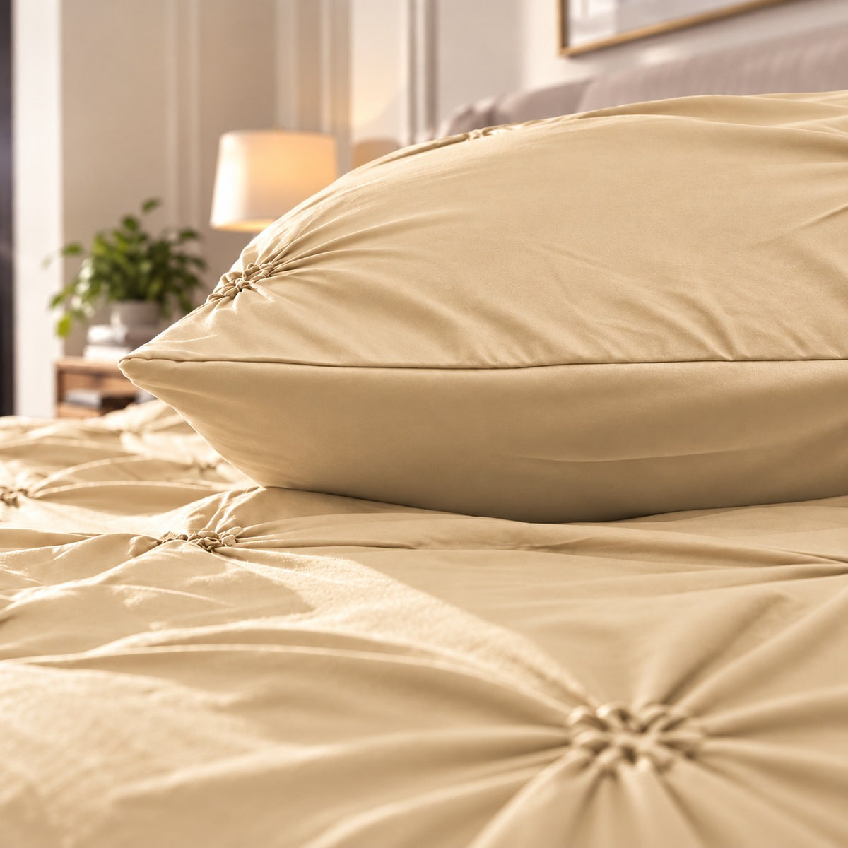 5 Pcs Pintuck Comforter set