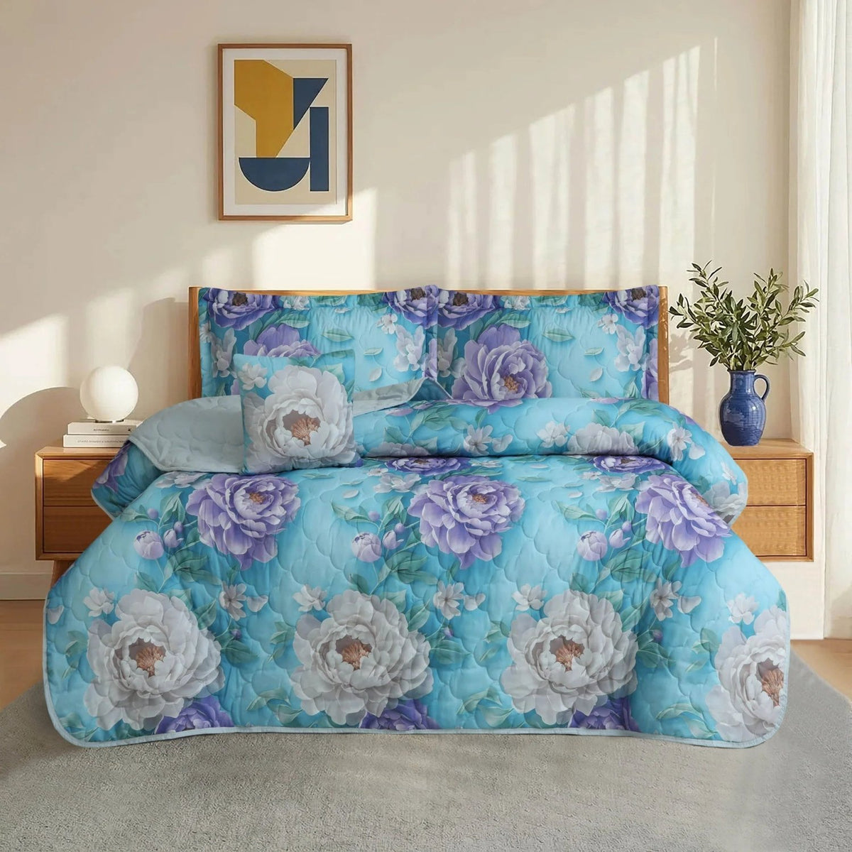 Mellow - Lavender Sky 5 PCS Bedspread